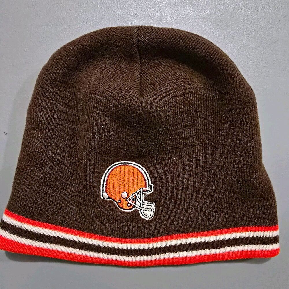 Vintage Starter Cleveland Browns NFL Beanie Knit Winter Hat Cuff Browns Helmet